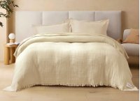 Покрывало Lotus Home - Napa muslin beige (Турция), 200 х 220 см